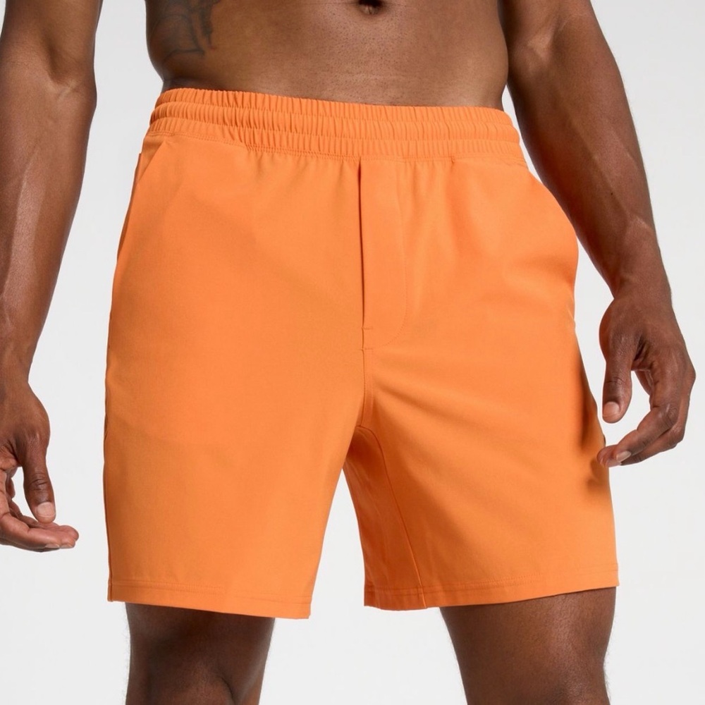 NWT VRST Men's 7" Unlined Short. 92% polyester, 8% elastene, Fresh Tangerine